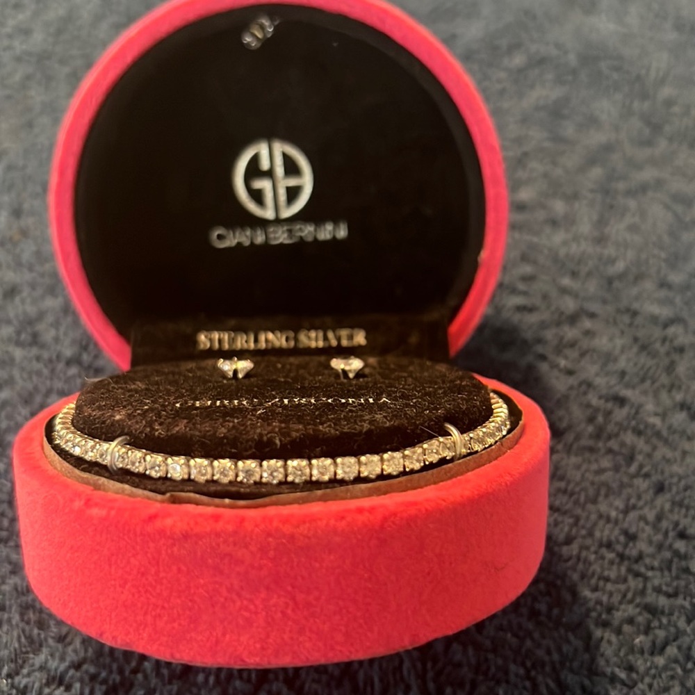 Women’s bracelet and earrings set